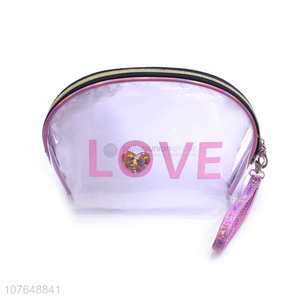 Good Quality Ladies Transparent Pvc Cosmetic Bag Wholesale