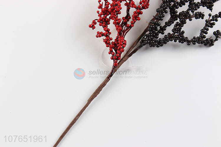 Excellent design red fruit sprigs decoration wreath flower arrangement decoration