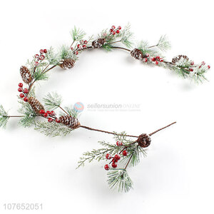 Hot sale holiday room decoration Christmas long vine wreath decoration