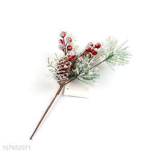 Christmas decoration Christmas tree decoration red fruit short branches