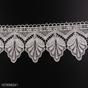 Beautiful wide decorative lace trim with high quality