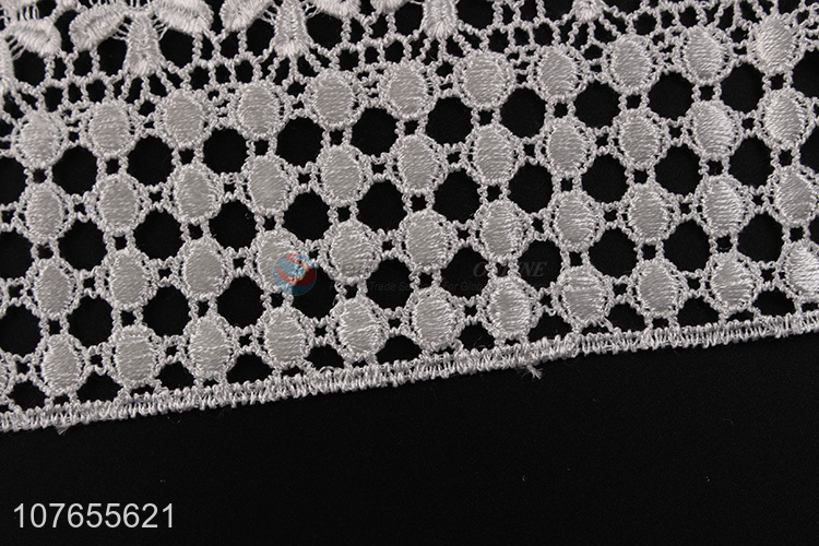 Good quality embroidery elastic lace trim wide stretch lace trim