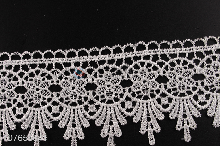 Best selling white floral crochet lace trim ribbon