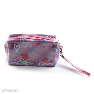 Fun design underwater world makeup bag waterproof pvc cosmetic bag