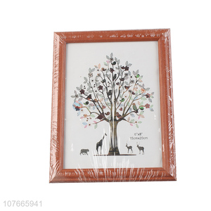 High quality simulation log creative decoration frame