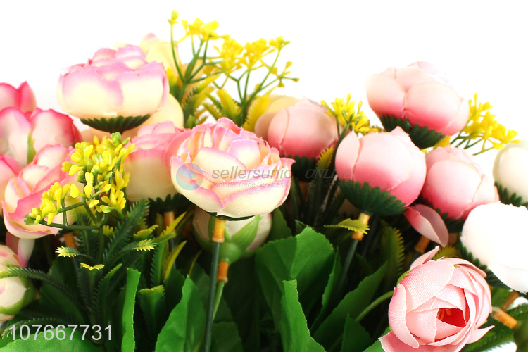 Factory Wholesale Plastic Artificial Flower Fashion Decoration Flower