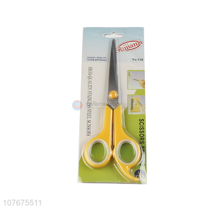 Promotional durable stainless steel blade office scissors school scissors