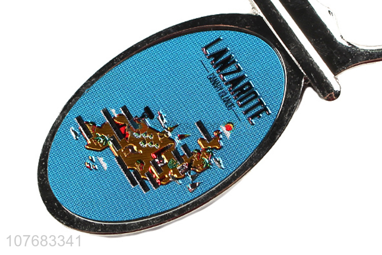 Latest design metal tourist souvenirs fridge magnet with opener