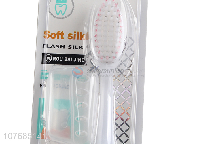 Hot sale outdoor travel portable toothbrush with toothbrush box set