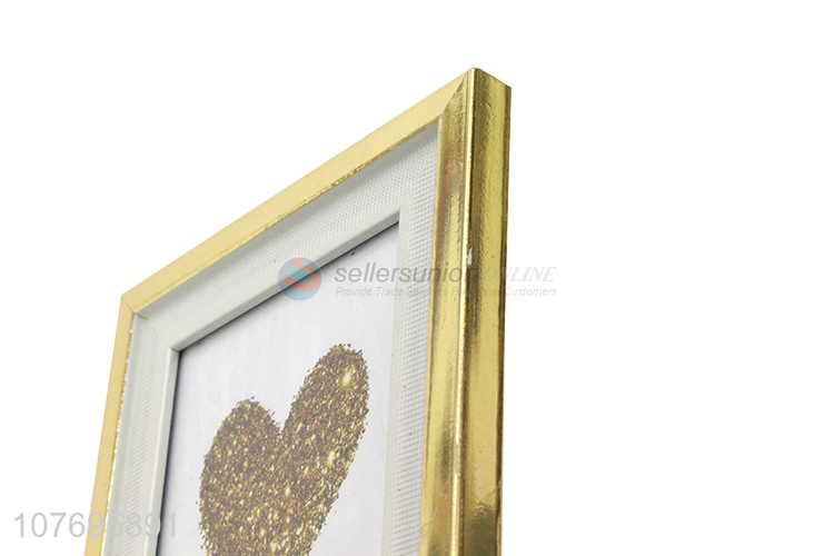 Competitive price rose gold plastic picture frame for home decoration