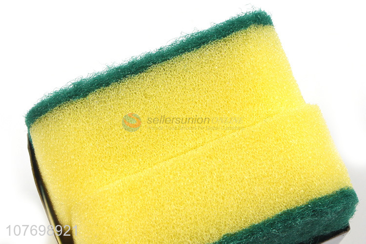 Low price kitchen dish washing scrubber pot cleaning sponge