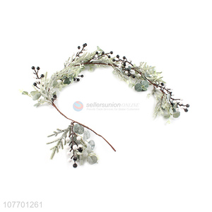 Hot product Christmas ornaments long artificial vine with berries