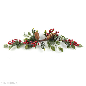 Wholesale Christmas decoration aritificial pinecone branch Christmas vine