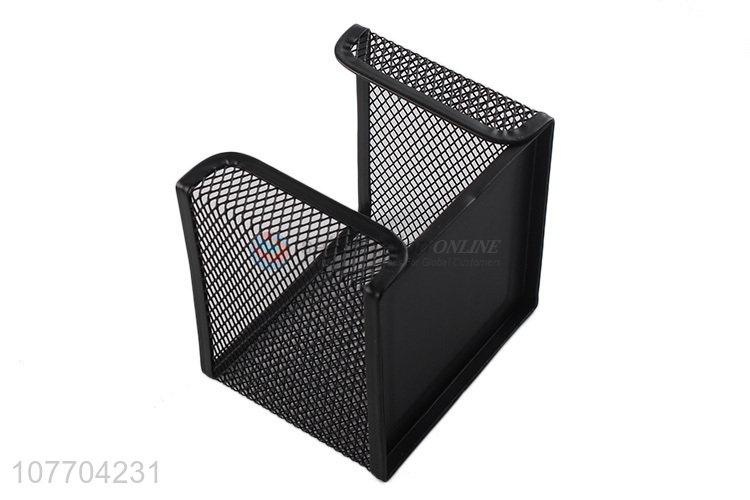 Good sale office supplies square metal mesh note box