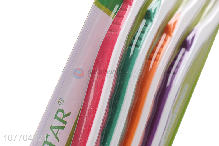 High quality approved massage gum adult toothbrush 