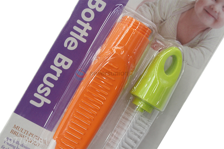 Hot selling kids drinking bottle brush baby bottle sponge brush