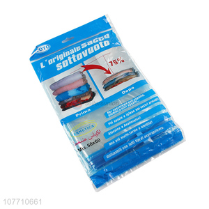 Hot sale transparent pp material vacuum compressed bag travel space bag