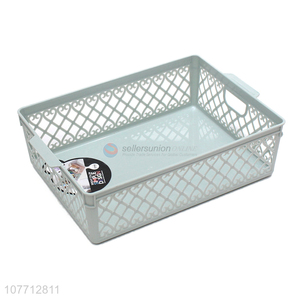 Good Quality Home And Office Plastic Storage Basket With Handle