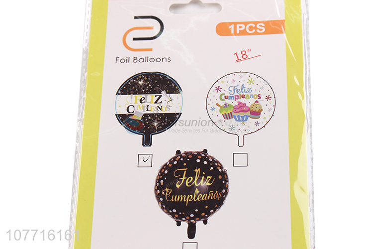 High quality 18 inch Spanish birthday party balloon decoration