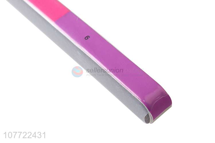 Professional colorful double sides nail file for nail care