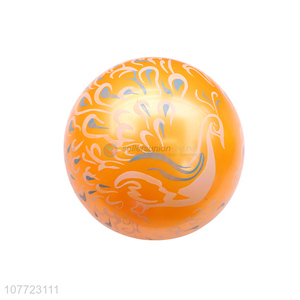 Creative orange beach toy ball explosion-proof transparent two-color ball