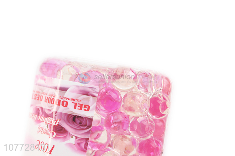 Low-priced household solid fragrance beads rose fragrance sanitary freshener