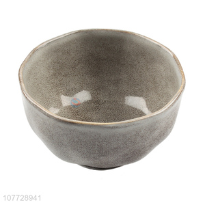 Retro tableware ceramic bowl rice bowl household craft tableware