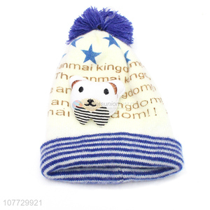 Wholesale cartoon dog kids beanie hat boys girls winter hat