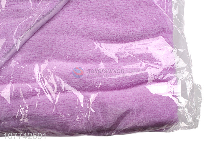 Best selling purple soft bathrobe with low price