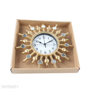 European style retro rudder design round quartz wall clock