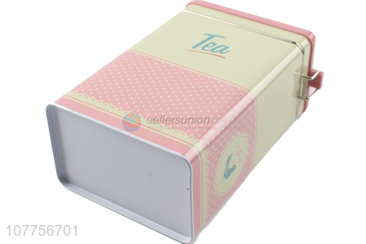 Hot Selling Tin Box Storage Box Fashion Tea Caddy