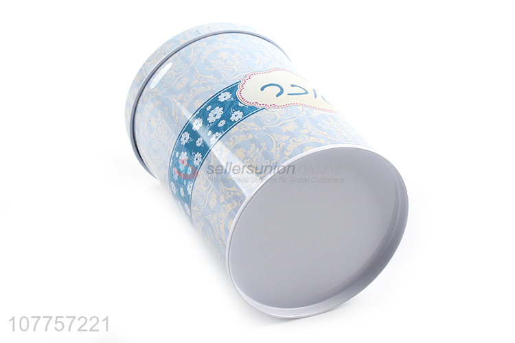 Best Quality Cylindrical Tin Can Fashion Storage Box Tin Box