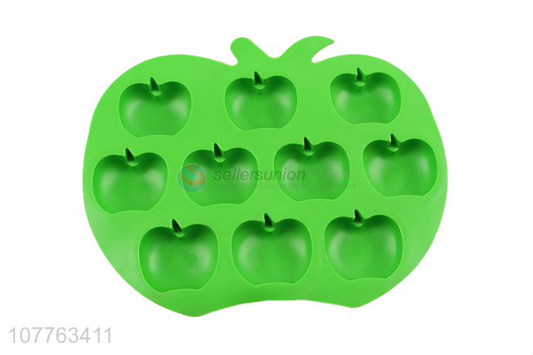 Hot products apple shape silicone ice cube mould ice block mold