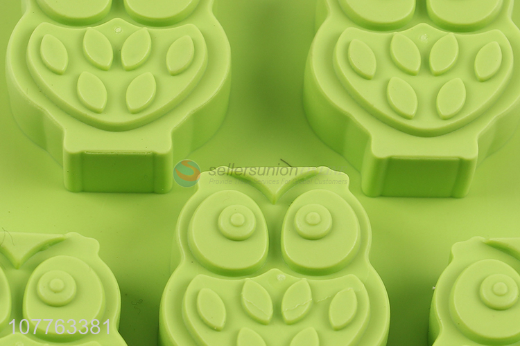 New arrival owl shape silicone ice cube tray ice block mold