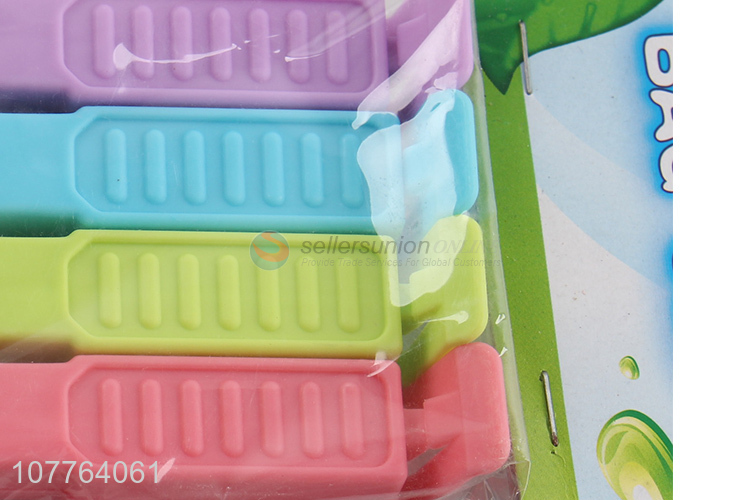 Wholesale plastic tea bag sealing clips airtight plastic bag clamps