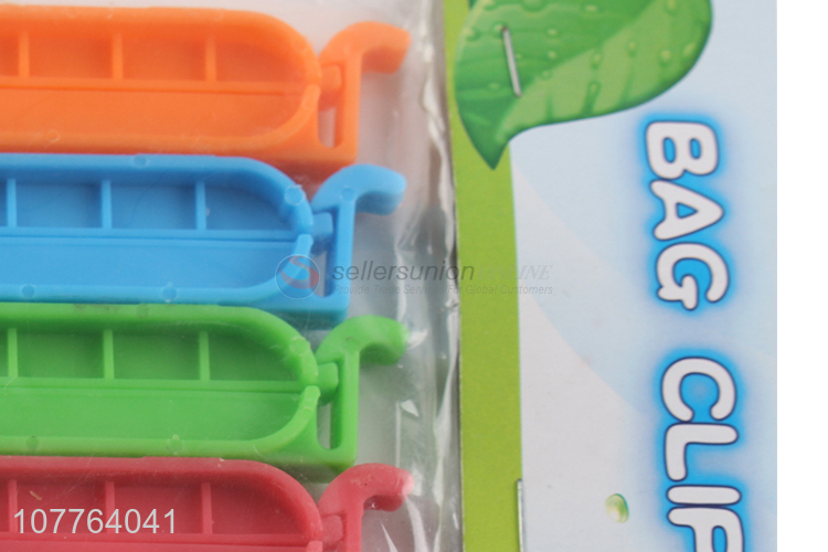 Low price food snacks bag clip plastic bag sealing clamps