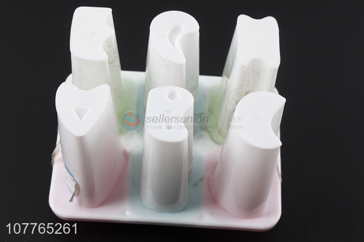 Factory direct sale 6 pieces popsicle mold ice sucker mold