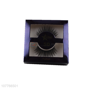 Factory wholesale handmade eyelashes 5D curling and long false eyelashes