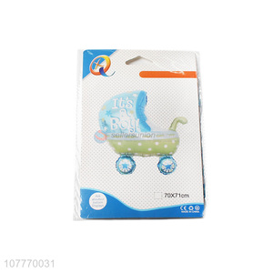 Cute design baby carriage party supplies balloons