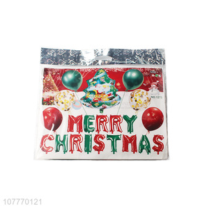 Christmas party foil balloon set for christmas decoration 