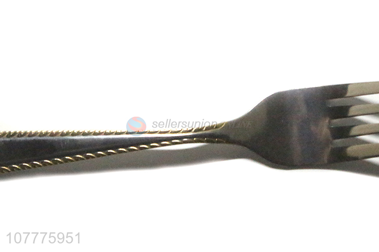 Best Quality Gold-Plated Dinner Fork Table Fork Salad Fork