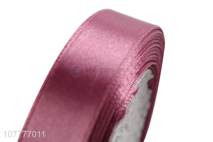 Hot sale 25mm solid color grosgrain ribbon diy polyester ribbon