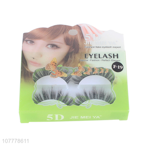 Wholesale 5D fake eyelash fashion natural long false eyelash