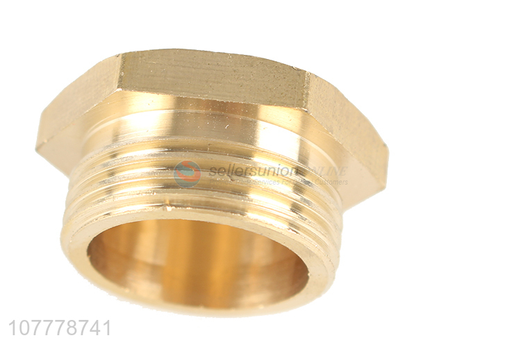 High quality 3/4 brass male thread hexagon head pipe plug pipe fittings