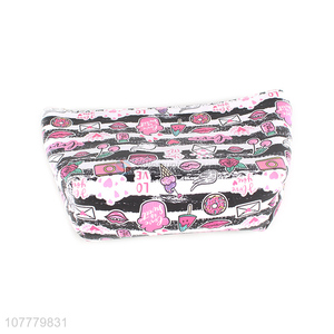 Best selling stylish printing pvc makeup bag cosmetic case