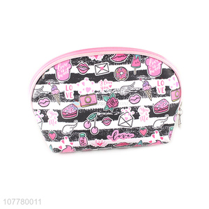 High quality fashionable pvc makeup bag travel cosmetic pouch