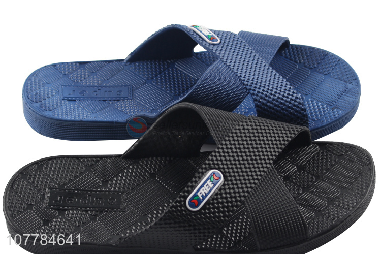 High quality non-slip bathroom waterproof slippers for men