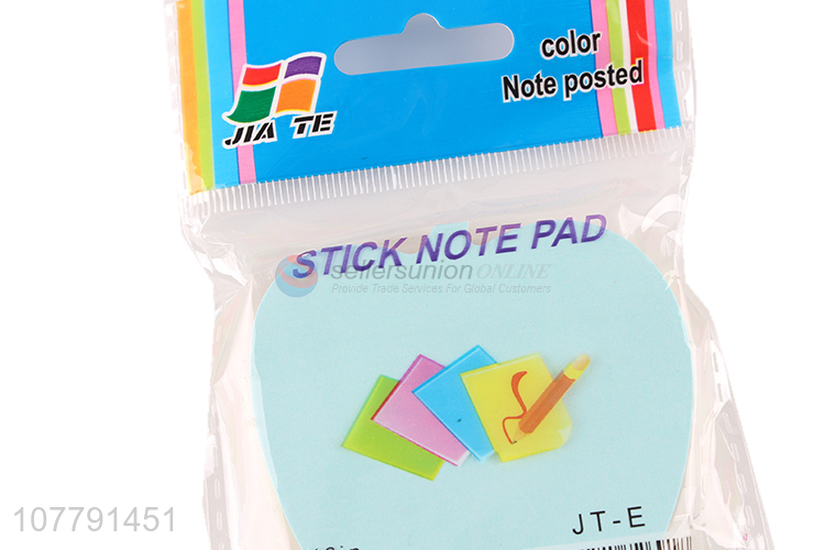 Factory price colorful eco-friendly cute paper sticky note for student