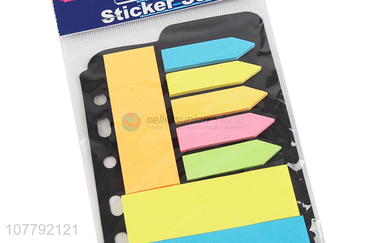 Wholesale cheap neon color paper memo pad removable sticky note