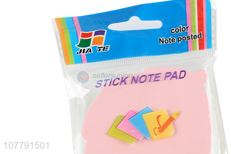 Most popular custom shape die-cut sticky notes student supplies